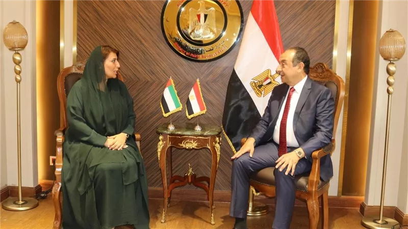 وزير قطاع الأعمال العام يبحث مع سفيرة الإمارات بالقاهرة تعزيز التعاون المشترك