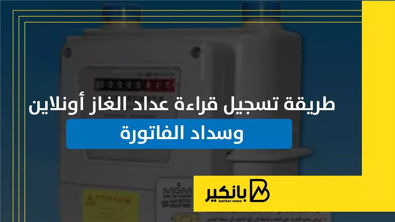 طريقة تسجيل قراءة عداد الغاز أونلاين وسداد الفاتورة