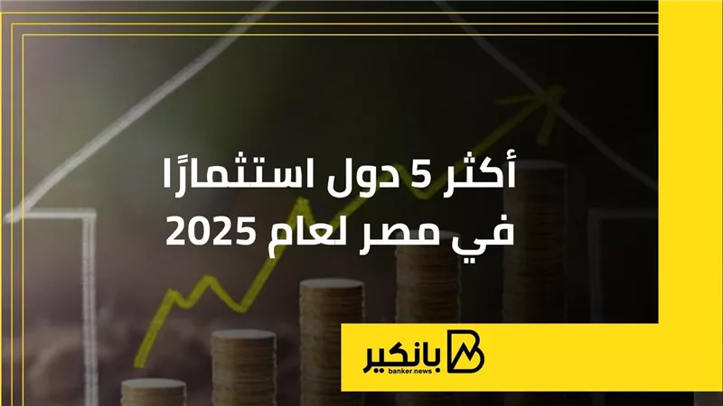 أكثر 5 دول استثمارًا في مصر لعام 2025 | إنفوجراف