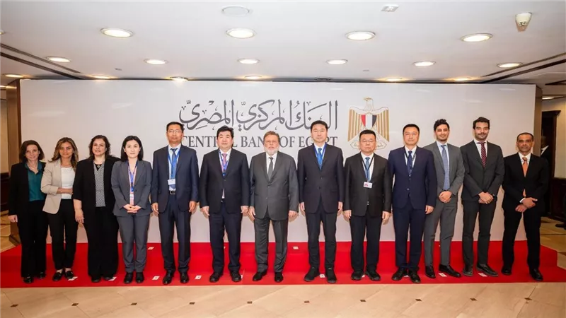 محافظ البنك المركزي المصري يبحث مع وفد صيني أوجه التعاون المشترك 