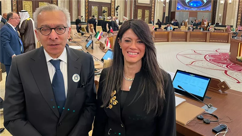 المشاط ووزير الاقتصاد اللبناني يبحثان ترتيبات الدورة الـ10 للجنة العليا المشتركة بين مصر ولبنان 