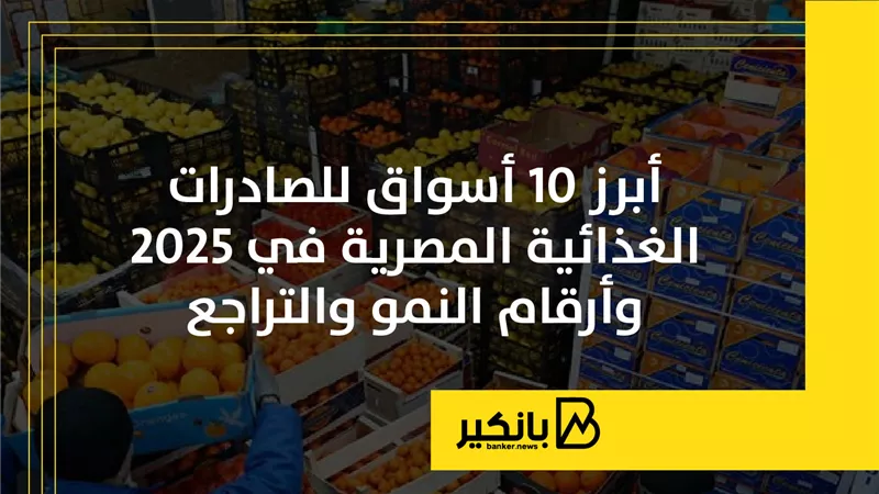 أبرز 10 أسواق للصادرات الغذائية المصرية في 2025 وأرقام النمو والتراجع | إنفوجراف 
