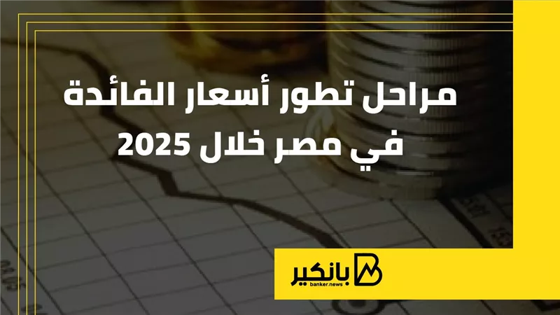 مراحل تطور أسعار الفائدة في مصر خلال 2025 | إنفوجراف