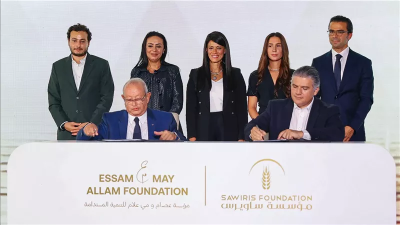 شراكة جديدة بين مؤسستي ساويرس وعصام ومي علام لتعزيز التنمية المستدامة