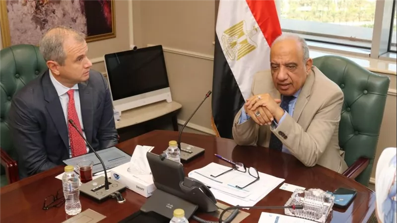 وزير الكهرباء يبحث مع 