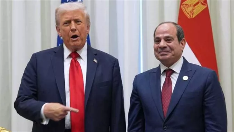 ترامب: مصر لعبت دورا بالغ الأهمية في اتفاق غزة.. والرئيس السيسي زعيم قوي  