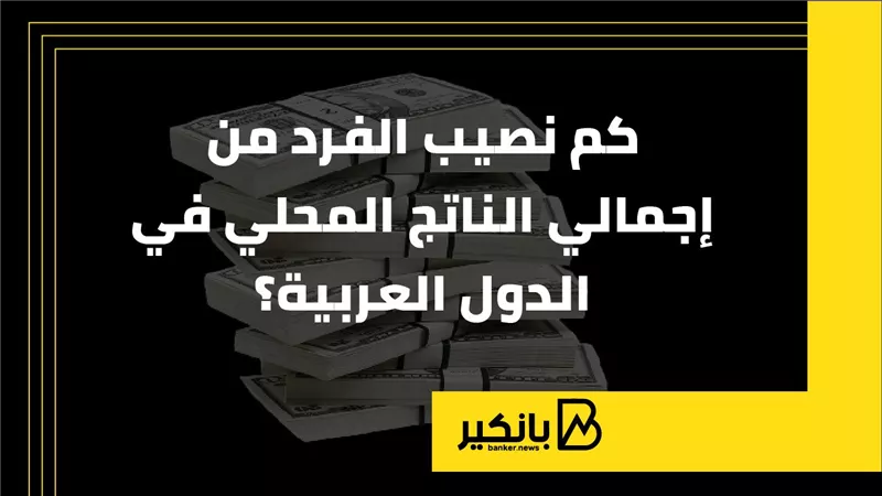 كم نصيب الفرد من إجمالي الناتج المحلي في الدول العربية؟
