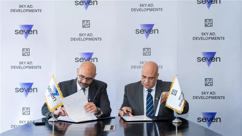 سكاي أبوظبي توقع اتفاقية مع شركة seven لتقديم حلول تمويلية لمشروع ريزيدنس 8