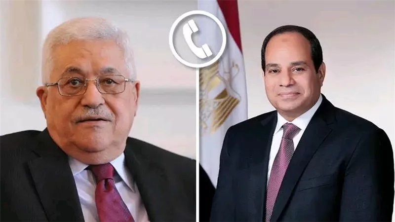 أبو مازن شاكرًا الرئيس السيسي: جهود مصر تحمي الشعب الفلسطيني وتدعم السلام
