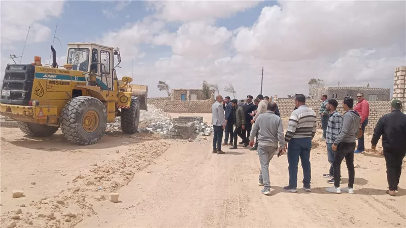 جهاز «العلمين الجديدة» ينفذ 22 قرار إزالة لتعديات على أراضي الدولة