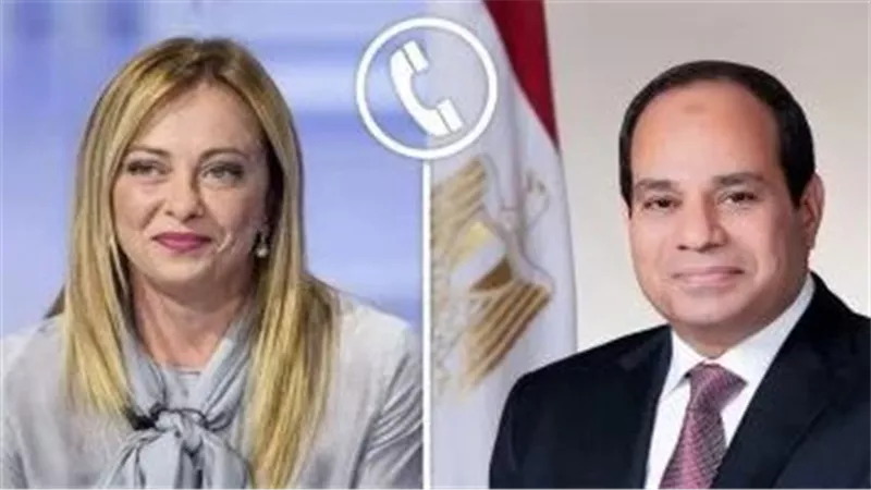 رئيسة وزراء إيطاليا: نتفق مع السيسي على ضرورة تثبيت الاستقرار في الشرق الأوسط وحرية الملاحة بمضيق هرمز