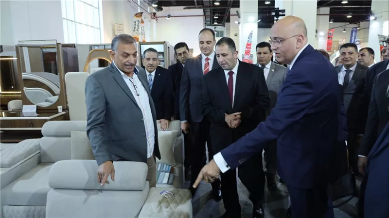 افتتاح الدورة الثلاثين لمعرض صنع في دمياط للأثاث بأرض المعارض في القاهرة