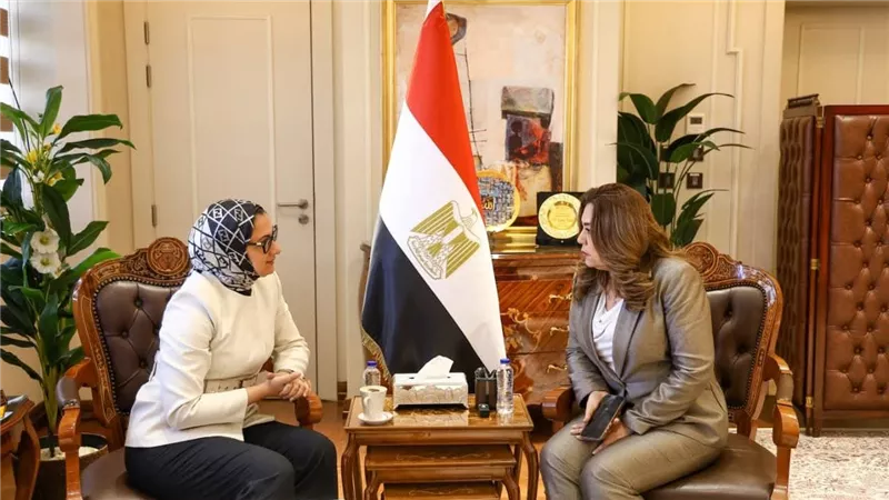 محافظ الوادي الجديد تبحث مستجدات ملف التصالح ومخالفات البناء مع وزيرة التنمية
