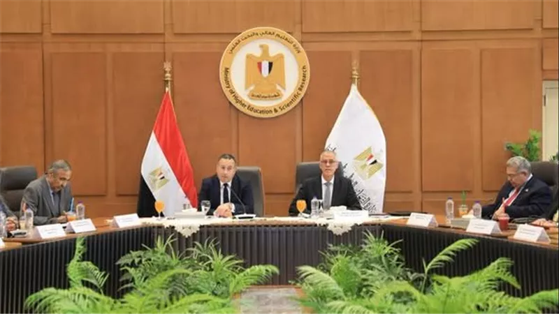 مجلس الجامعات الخاصة يناقش إنشاء جامعة تكنولوجية ببلبيس واعتماد اتفاقيات دولية