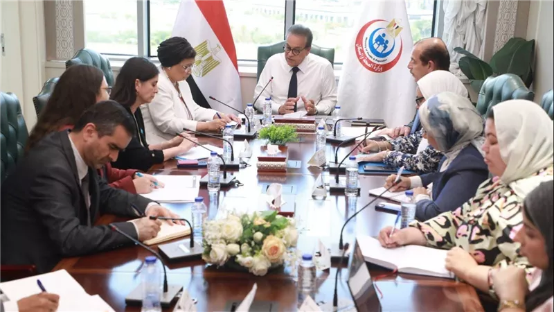 وزير الصحة يبحث مع اليونيسيف تعزيز التعاون في صحة الطفل والرعاية الأولية